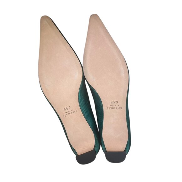NWT Kate Spade New York Mimosa Arugula Green Heels Elegant and Stylish, size 6.5 - Picture 5 of 7